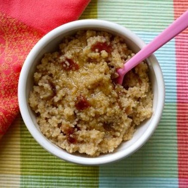 Breakfast Couscous with Jam Image