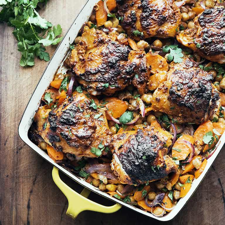 Harissa Roasted Chicken with Chickpeas - Rogers Collection