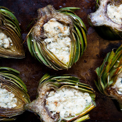 Artichoke with Soft Goat Cheese Image