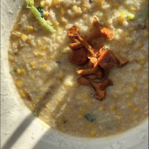 Sweet Corn Risotto with Chanterelles Image
