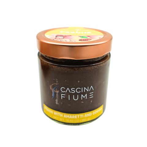 Peaches with Amaretti and Cacao Image
